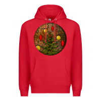 Red christmas Premium Hoodie - BundleAndBundleShop
