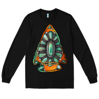 Black gemstone arrowhead Long Sleeve Tee - Jasminsmagicworld