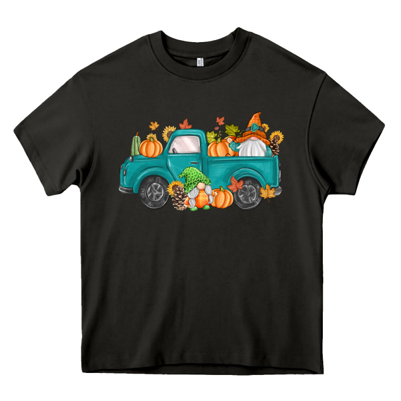 Fall Gnomes Truck Heavy Core Tee by MaliasSmallBusiness | Teevron