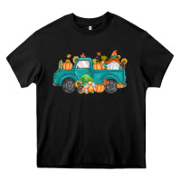 Black fall gnomes truck Heavy Core Tee - MaliasSmallBusiness