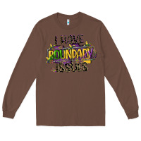 Chestnut i have boundary issues Long Sleeve Tee - CowGirlArtShop