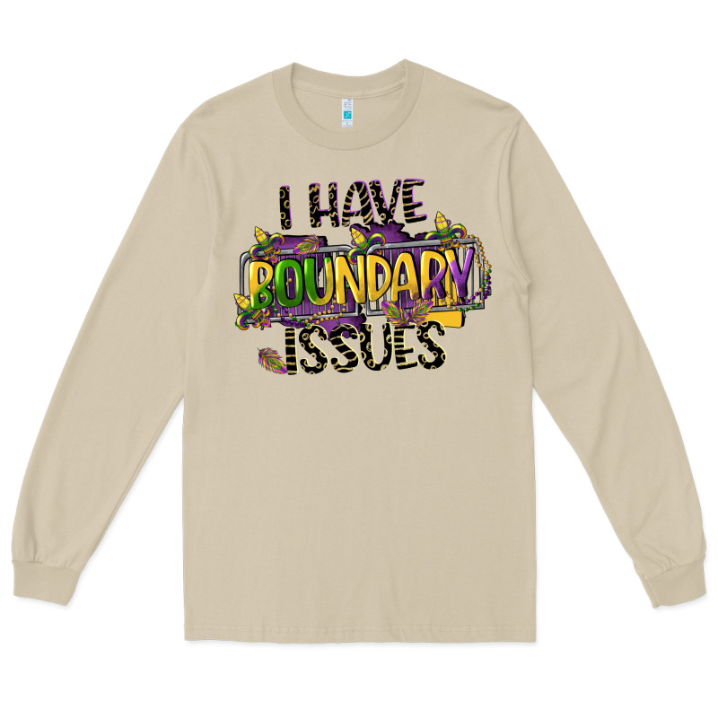 I Have Boundary Issues Long Sleeve Tee by CowGirlArtShop | Teevron