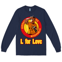 Navy l for love Long Sleeve Tee - tuanDangUi