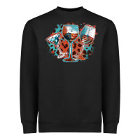 Black American wines Heavyweight Sweatshirt - FaDigitalArtStudio