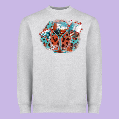 American Wines Heavyweight Sweatshirt Designed By Fadigitalartstudio
