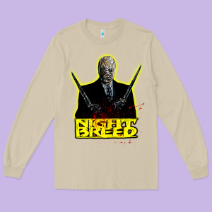 Nightbreed 1 Long Sleeve Tee Designed By Tuandangui