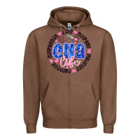 Chestnut CNA Life Zipper Hoodie - CowhideDigitalArt