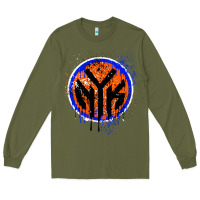 Army Green nyk drip Long Sleeve Tee - tuanDangUi