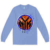Colony Blue nyk drip Long Sleeve Tee - tuanDangUi