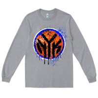 Heather Grey nyk drip Long Sleeve Tee - tuanDangUi