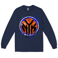 Navy nyk drip Long Sleeve Tee - tuanDangUi