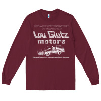 Burgundy lou glutz motors (national lampoon's vacation) Long Sleeve Tee - tuanDangUi