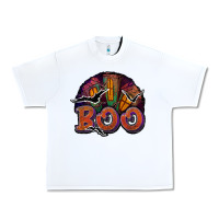 White boo Urban Heavy Tee - JahusDesignShop
