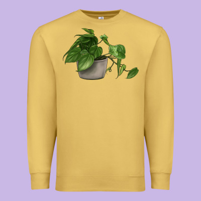 Philodendron Premium Sweatshirt Designed By Lillyallendesigns