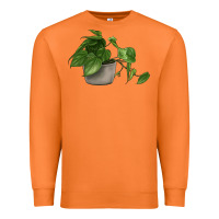 Carrot Philodendron Premium Sweatshirt - LillyAllenDesigns