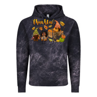 Cloud Black Thankful afro gnome Vintage Hoodie - NancyCooperArtShop