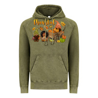 Vintage Olive Thankful afro gnome Vintage Hoodie - NancyCooperArtShop
