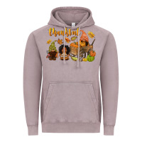 Vintage Zinc Thankful afro gnome Vintage Hoodie - NancyCooperArtShop