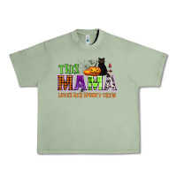 Oil Green This mama loves her spooky crew Urban Heavy Tee - NancyCooperArtShop