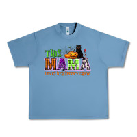 Pebble Blue This mama loves her spooky crew Urban Heavy Tee - NancyCooperArtShop
