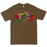 Cacao colorful mexico collage Premium Tee - LillyAllenDesigns