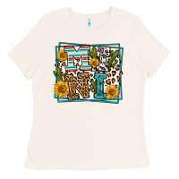 Western Leopard Mini Ladies Tee | Teevron