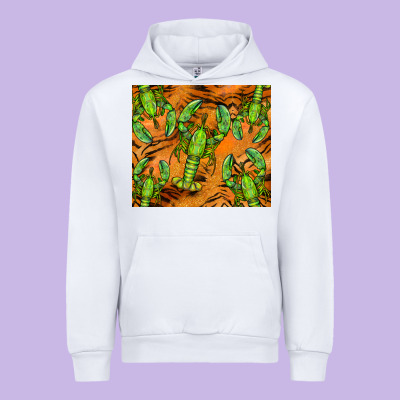 Lobster Tumbler Urban Hoodie Designed By Barkaloodesign