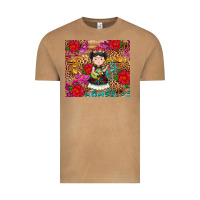 Vintage Camel Mexican girl Vintage Tee - RanaPortraitStore