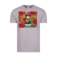 Vintage Zinc Mexican girl Vintage Tee - RanaPortraitStore