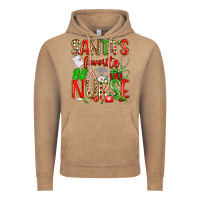 Vintage Coffee santa's favorite nurse Vintage Hoodie - texasbilliewilder