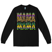 Black mama mardi gras Long Sleeve Tee - CowGirlArtShop