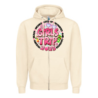 Sandshell Grils Trip 2025 Zipper Hoodie - CowhideDigitalArt