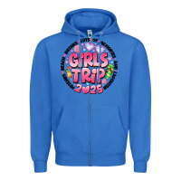 True Royal Grils Trip 2025 Zipper Hoodie - CowhideDigitalArt