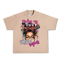 Burro minding my own small business messy bun Urban Heavy Tee - texasbilliewilder