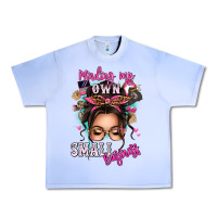Grape Ice minding my own small business messy bun Urban Heavy Tee - texasbilliewilder