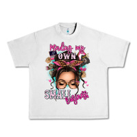Lunar Rock minding my own small business messy bun Urban Heavy Tee - texasbilliewilder