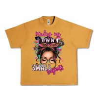 Peanut Butter minding my own small business messy bun Urban Heavy Tee - texasbilliewilder