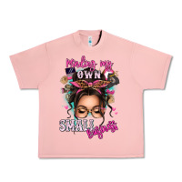 Salmon minding my own small business messy bun Urban Heavy Tee - texasbilliewilder