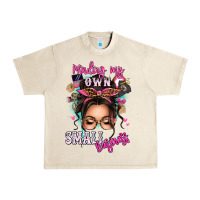 Sandshell minding my own small business messy bun Urban Heavy Tee - texasbilliewilder