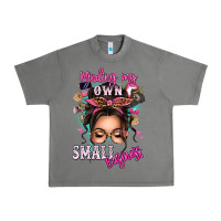 Tornado minding my own small business messy bun Urban Heavy Tee - texasbilliewilder