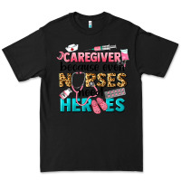 Black caregiver because nurses need heroes Premium Tee - LillyAllenDesigns