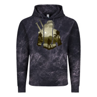 Cloud Black the witcher geralt hero sword companion minima list illusion art Vintage Hoodie - tuanDangUi