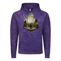 Cloud Purple the witcher geralt hero sword companion minima list illusion art Vintage Hoodie - tuanDangUi
