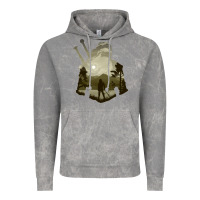 Cloud Rock the witcher geralt hero sword companion minima list illusion art Vintage Hoodie - tuanDangUi
