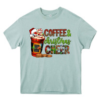 Arona Coffee and Christmas cheer Heavy Core Tee - NancyCooperArtShop