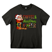 Asphalt Coffee and Christmas cheer Heavy Core Tee - NancyCooperArtShop