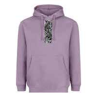 Lavender Zebra Heavyweight Hoodie - LillyAllenDesigns