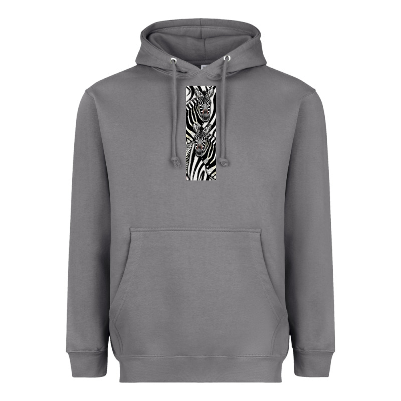 Zebra Heavyweight Hoodie by LillyAllenDesigns | Teevron
