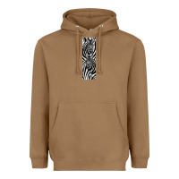 Toasted Coconut Zebra Heavyweight Hoodie - LillyAllenDesigns