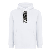 White Zebra Heavyweight Hoodie - LillyAllenDesigns